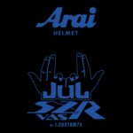 Sticker Arai Jul Bleu