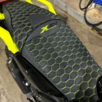 Selle XADV surpiqure Jaune fluo