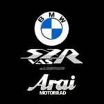 Sticker Arai SZR BMW Blanc