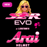 Sticker Arai Barbie SZR Evo