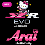 Sticker Arai Hello Kitty SZR EVO