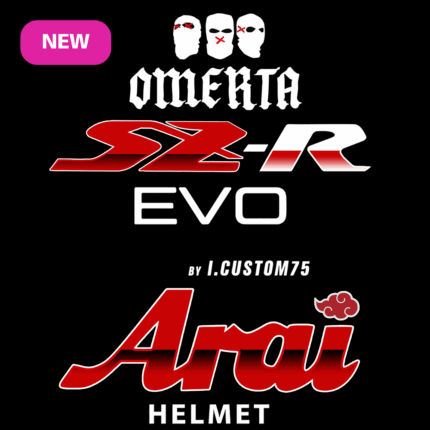 Sticker Arai Omerta (Akatsuki) SZR EVO