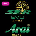 Sticker Arai Stone Island SZR EVO