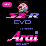 Sticker Arai Tokyo SZR EVO
