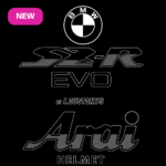Sticker Arai BMW SZR EVO