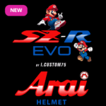 Sticker Arai Mario SZR EVO