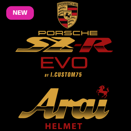 Sticker Arai Porsche SZR EVO