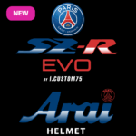 Sticker Arai PSG SZR EVO