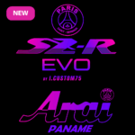 Sticker Arai PSG (Paname) SZR EVO