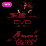 Sticker Arai Scarface SZR EVO