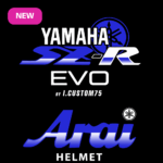 Sticker Arai Yamaha SZR Evo