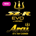 Sticker Arai Carré de Werenoi SZR EVO