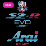Stickers Arai Harley queen SZR EVO