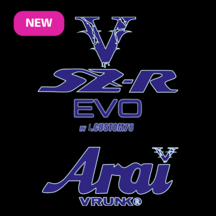 Stickers Arai Vrunck SZR EVO