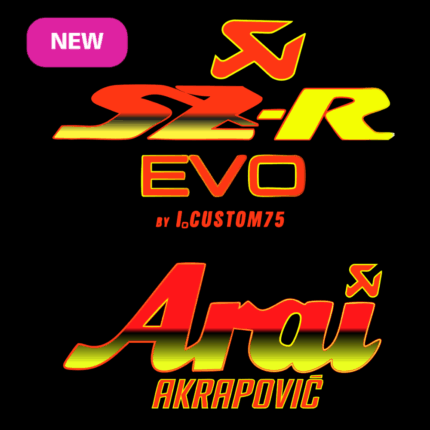 Stickers Arai Akra SZR EVO