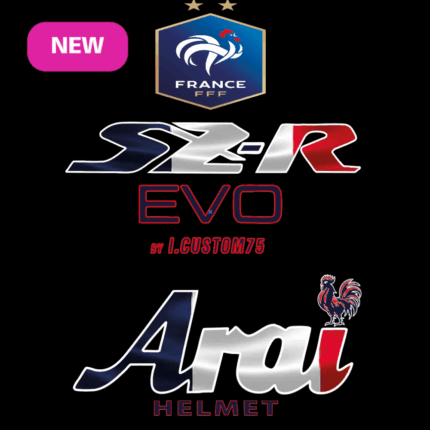 Stickers Arai FRANCE SZR EVO